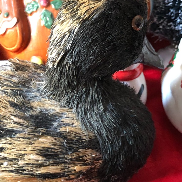 Vintage Sisal and Pinecone Duck 1990's - Picture 6 of 13